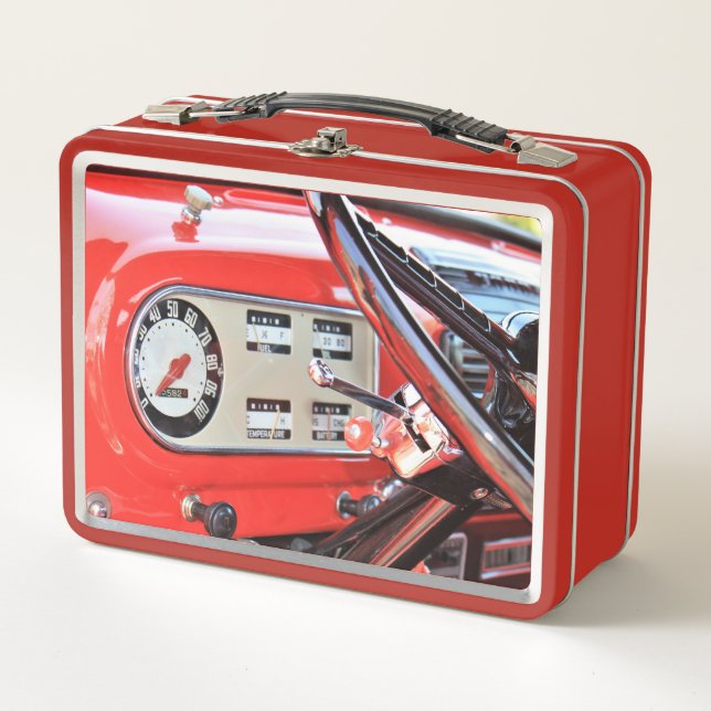 Lunch Box 1950 Classic Pickup Truck Dashboard (Devant)