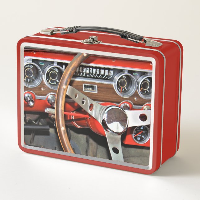 Lunch Box 1964 Classic Car Dashboard (Devant)