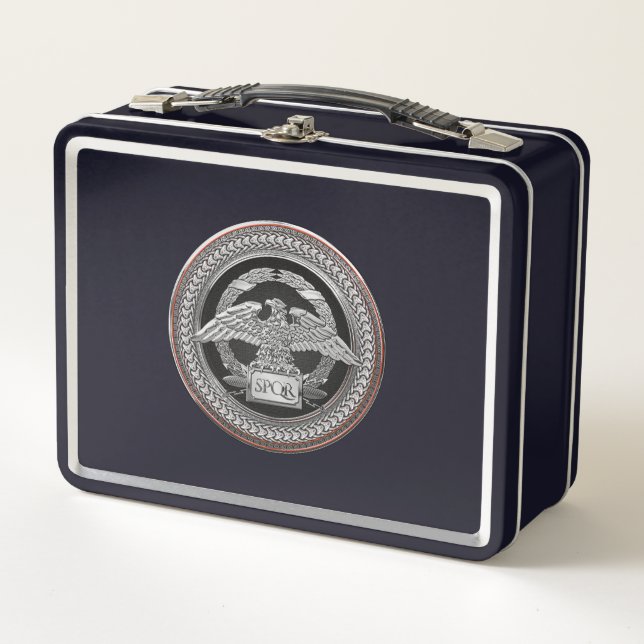 Lunch Box [500] Aigle impérial romain d'argent sur Médaillon (Devant)