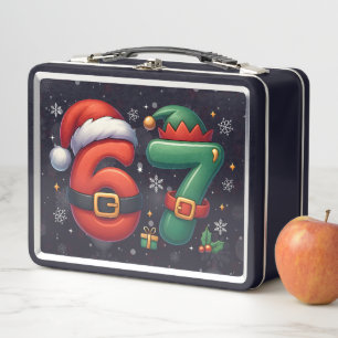 Lunch Box 67 Meme Six Seven Bruh Drôle de Noël 6 7