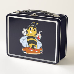 Lunch Box Abee comme patineur avec skateboard