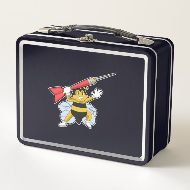 Lunch Box Abeille aux fléchettes avec fléchette.PNG (Devant)