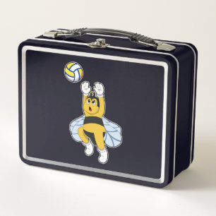 Lunch Box Abeille aux sports de volley-ball