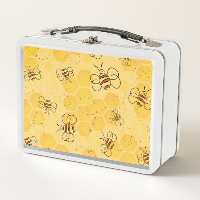Lunch Box Abeille Bourdonnante Abeilles Mignonnes  (Devant)