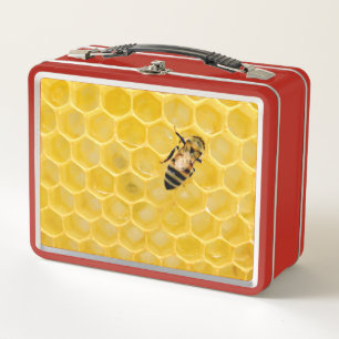 Lunch Box abeille et nid d'abeille