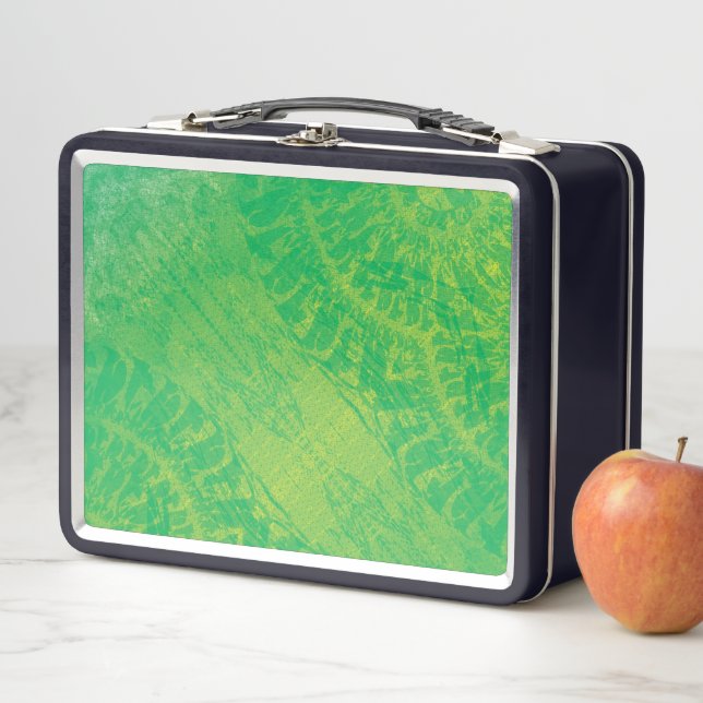 Lunch Box Acceptation | Médaillons de saumons jaunes bleus (En situation)