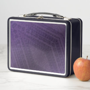 Lunch Box Acceptation   Motif Boho violet écectique