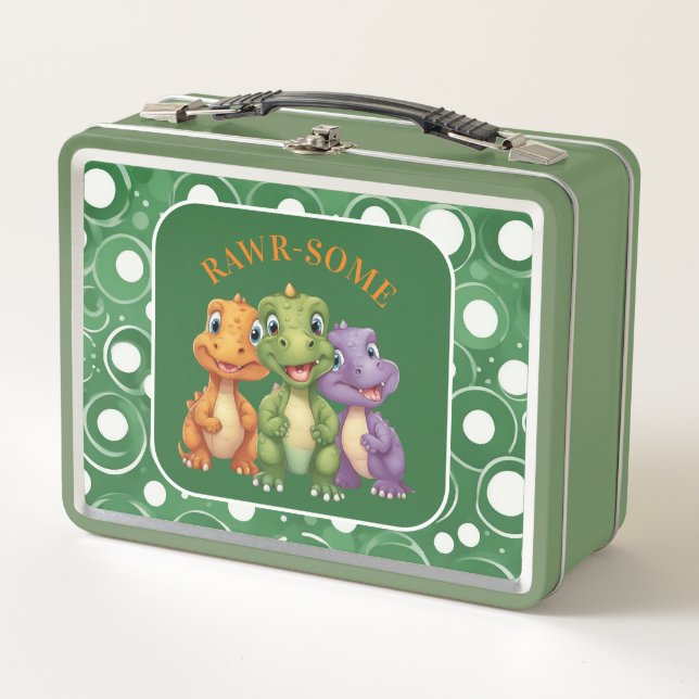 Lunch Box Adorable Baby Dinosaur's Party (Devant)