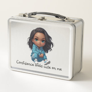 Lunch Box Adorable fille Chibi avec basket