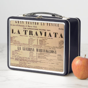 Lunch Box Affiche de la première mondiale de La Traviata (18