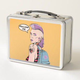 Lunch Box Affiche de tatouages rétros