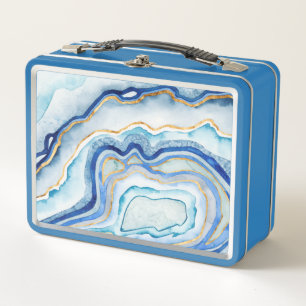 Lunch Box Agate II de cobalt