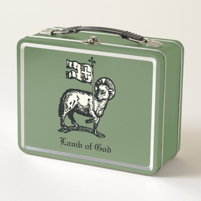 Lunch Box Agnus Dei L'Agneau pascal de Dieu Beaux-Arts  (Devant)