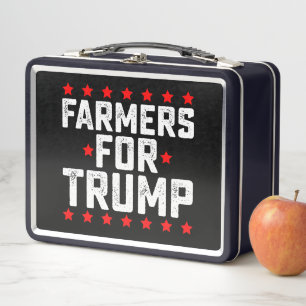 Lunch Box Agriculteurs pour l'élection présidentielle Trump