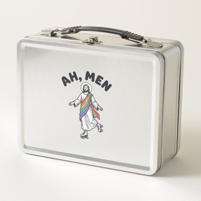Lunch Box Ah Men Roller Skating Foi Vector Design_1 (Devant)