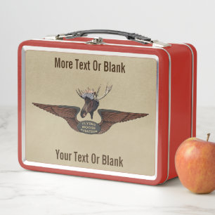 Lunch Box Ailes de pilote de bush du Flying Moose