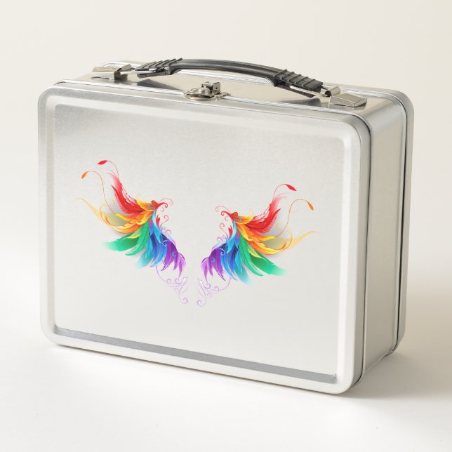 Lunch Box Ailes fluffy arc-en-ciel (Devant)