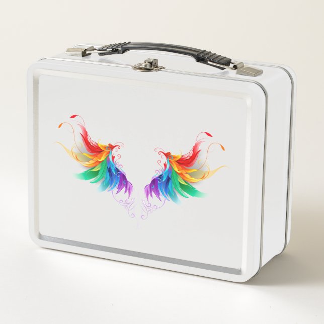 Lunch Box Ailes fluffy arc-en-ciel (Devant)