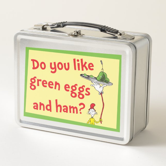 Lunch Box Aimes-tu les œufs verts et le jambon? (Devant)