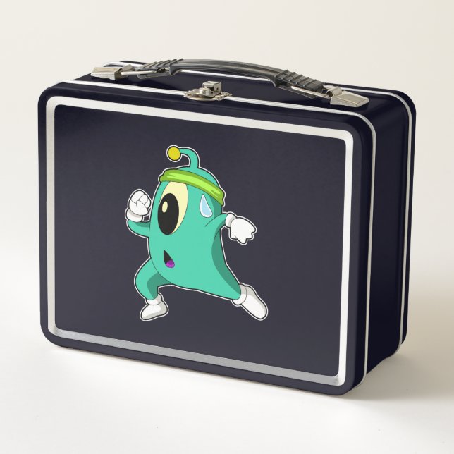 Lunch Box Alien en tant que coureur (Devant)