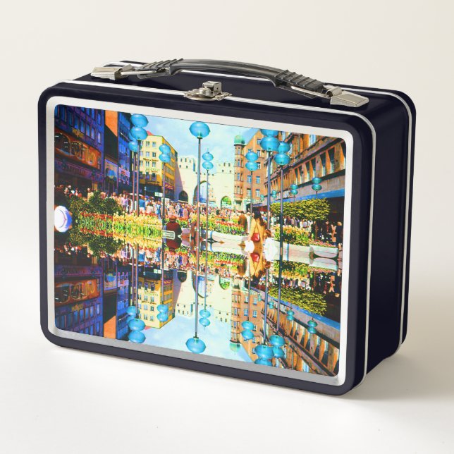 Lunch Box Allemagne vintage Munich Towngate Karistor (Devant)
