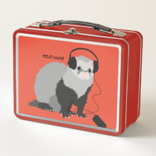 Lunch Box Amant Musique Funny Nom du furet