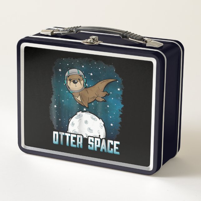 Lunch Box Amateurs de Otter |Otter Space Funny Externe Anima (Devant)