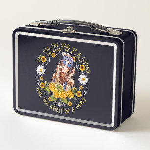 Lunch Box Âme d'un coeur tzigane d'une hippie