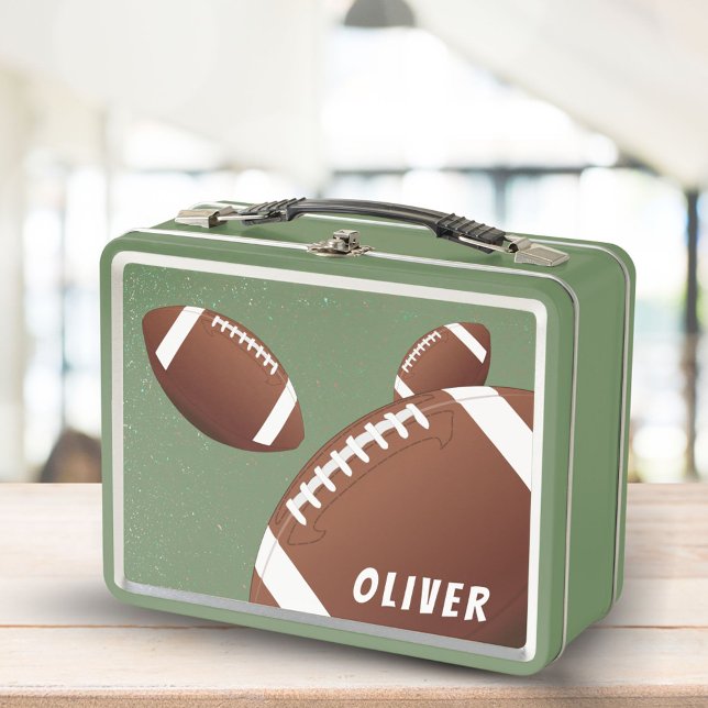 Lunch Box American Football Balls Sports Boy (Créateur téléchargé)