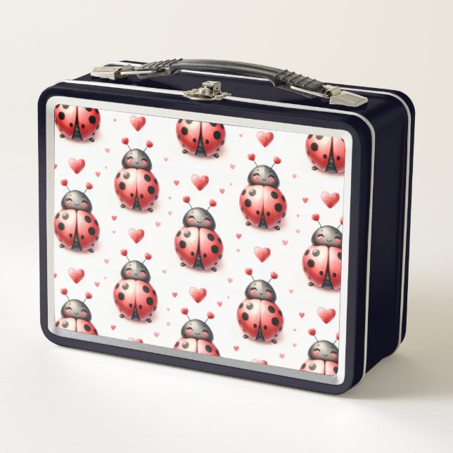 Lunch Box Amour de coccinelle (Devant)