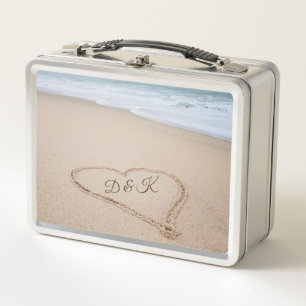 Lunch Box Amour I de plage du monogramme  