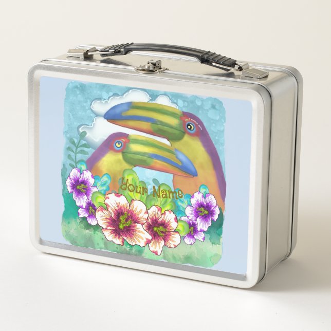 Lunch Box Amoureux de Toucan (Devant)