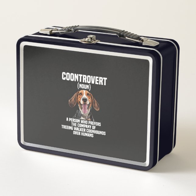 Lunch Box Amoureux de Treeing Walker Coonhound Chien Coontro (Devant)