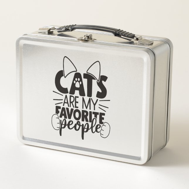 Lunch Box Amoureux des chats (Devant)