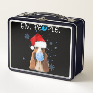 Lunch Box Amoureux des chiens Basset| Masque à col Basset