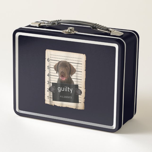 Lunch Box Amoureux des chiens | Chocolat de culpabilité Labr (Devant)