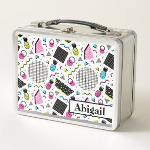 Lunch Box Ananas et formes géométriques