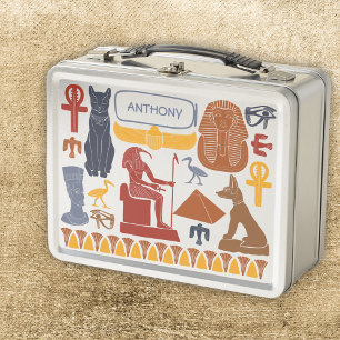 Lunch Box Ancienne Egypte Collage de graphismes égyptiens