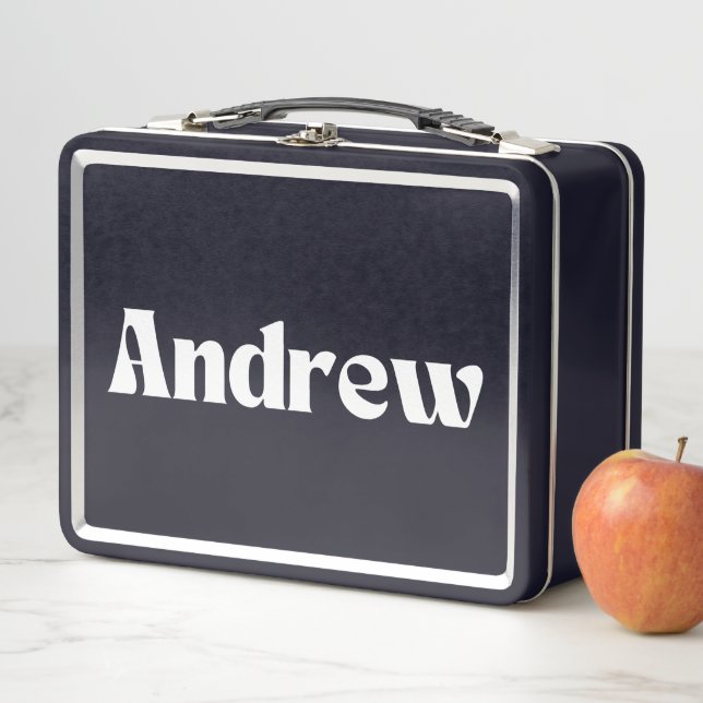 Lunch Box Andrew Name Personnalisé (En situation)