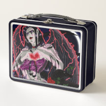 Angel foncé "sacré" avec logo