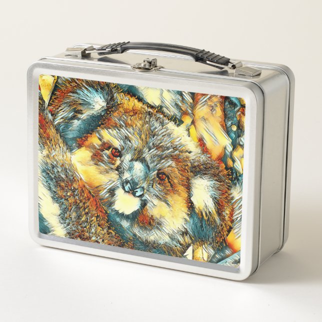 Lunch Box AnimalArt_Bear_006 (Devant)