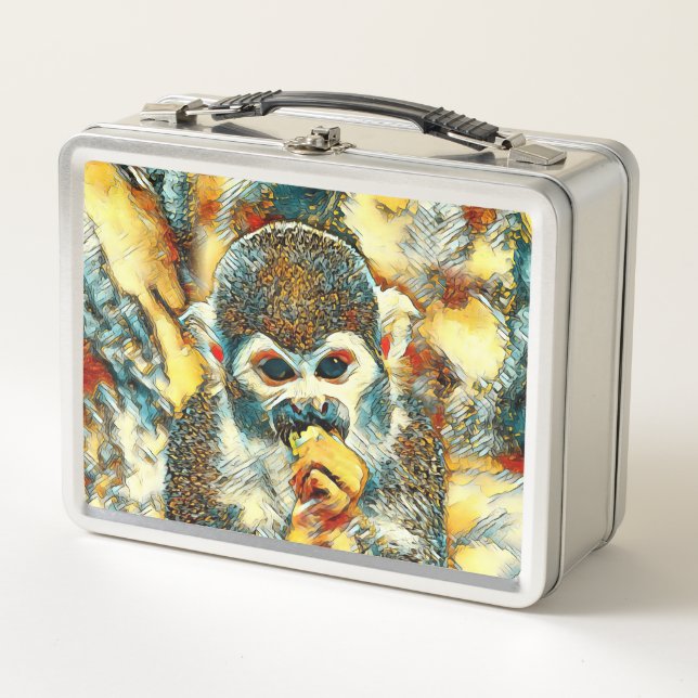 Lunch Box AnimalArt_Singe_07 (Devant)
