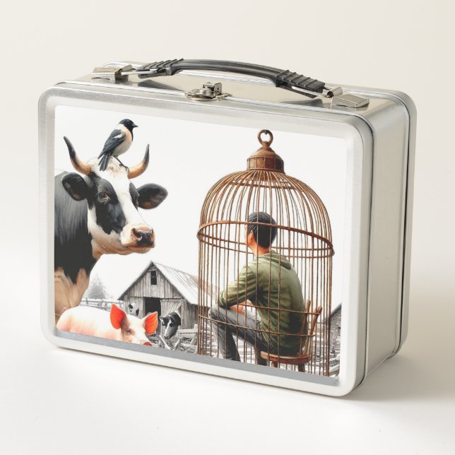 Lunch Box Animaux de ferme (Devant)