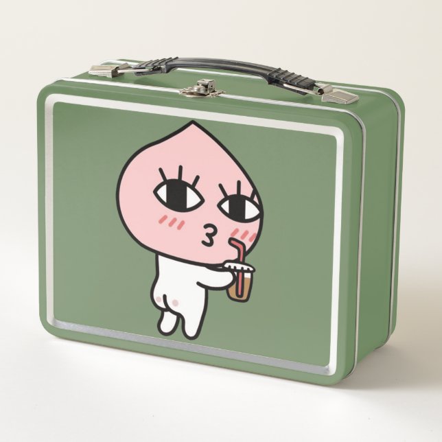 Lunch Box Apeach avec café glacé (Devant)