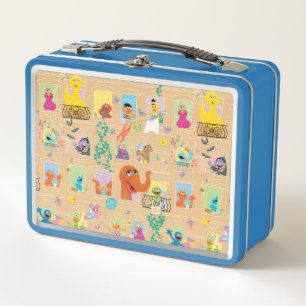 Lunch Box Appartement Sesame Street Motif Windows