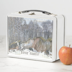 Lunch Box Aquarelle de ravin neigeux