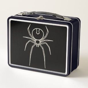 Lunch Box Araignée - Noir de chauve-souris et Blanc d'os
