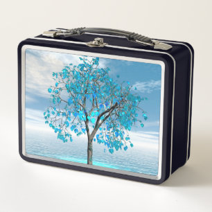 Lunch Box Arbre bleu cristal