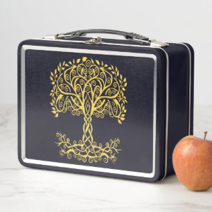Lunch Box Arbre Celtique Jaune