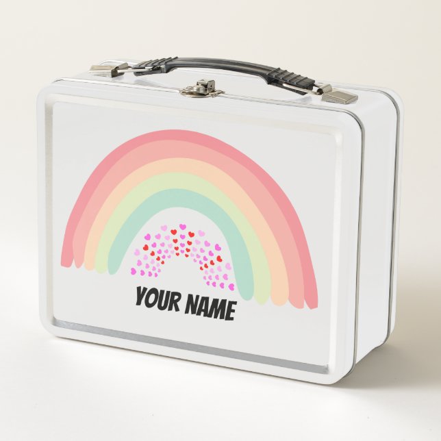 Lunch Box Arc-en-ciel Boho (Devant)